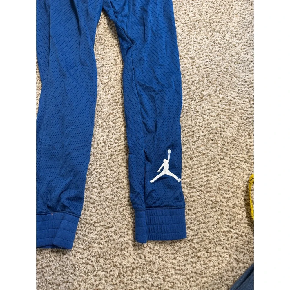 Jordan Boys Royal Blue Mesh Jogger Pants Jumpman XL 13-15 YRS